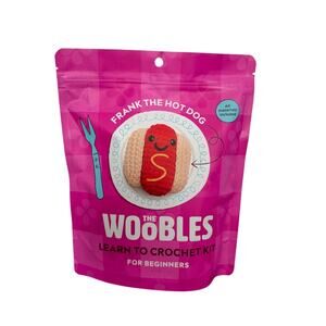 *Sold out online* The Woobles Frank the Hot Dog Collectible Crochet Kit - Sealed